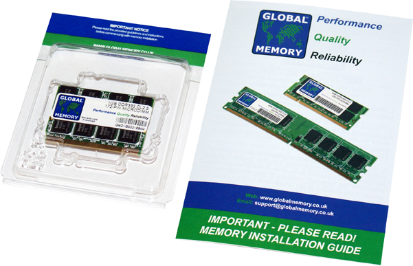 1GB DDR 266/333MHz 172-PIN MICRODIMM MEMORY RAM FOR FUJITSU-SIEMENS LAPTOPS/NOTEBOOKS